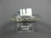 WIDE 2.7CT DIAMOND 14K WHITE GOLD ROUND 3D ETERNITY WEDDING ANNIVERSARY RING 990