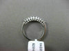 ESTATE .50CT PRINCESS DIAMOND 14K WHITE GOLD 3D 9 STONE WEDDING ANNIVERSARY RING