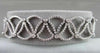 ANTIQUE 4.01CTW WIDE FILIGREE 14KT DIAMOND TRIANGLE BRACELET AMAZING!!!!