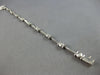 ESTATE .4CT DIAMOND 14K WHITE GOLD BEZEL ETOILE BY THE YARD LOVE TENNIS BRACELET