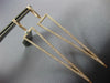 ESTATE LARGE 1.02CT DIAMOND 18KT ROSE GOLD ELONGATED TRIANGULAR HANGING EARRINGS