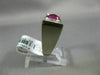 ANTIQUE LARGE 2CT DIAMOND & AAA RUBY 14KT WHITE GOLD FILIGREE OVAL BOW TIE RING