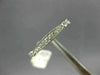 ESTATE .28CT DIAMOND 14KT WHITE GOLD 3D 3/4 ETERNITY FILIGREE ANNIVERSARY RING