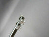 ESTATE .24CT PRINCES CUT 14KT WHITE GOLD STUD EARRINGS 4x4mm CLASSIC #1791