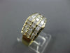 ESTATE WIDE .90CT PRINCESS CUT DIAMOND 14KT YELLOW GOLD PYRAMID ANNIVERSARY RING