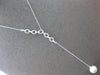 LARGE .55CT DIAMOND & AAA SOUTH SEA PEARL 14KT WHITE GOLD OVAL LARIAT NECKLACE