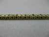 ESTATE 1.35CT DIAMOND & AAA SAPPHIRE 14K W&Y GOLD SQUARE TENNIS BRACELET 22378
