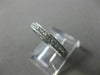 ESTATE .25CT DIAMOND 18KT WHITE GOLD 3D FILIGREE SEMI ETERNITY ANNIVERSARY RING