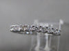 ESTATE 1.25CTW DIAMOND SHARE PRONG ETERNITY ANNIVERSARY 14KT W GOLD RING #20908