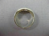 ESTATE .17CT DIAMOND 18KT WHITE & YELLOW GOLD MATTE SINGLE STONE MENS RING #9336