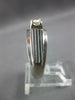 ESTATE .25CT DIAMOND 14KT WHITE GOLD 3D CLASSIC ROUND MENS RING