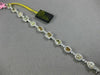 GIA WIDE 8.67CT WHITE & FANCY YELLOW DIAMOND 18KT 2 TONE GOLD 3D TENNIS BRACELET