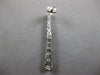 ESTATE LARGE 2CT DIAMOND 14KT WHITE GOLD GRADUATING JOURNEY BAR HANGING EARRINGS