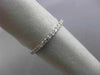 ESTATE .40CT ROUND DIAMOND PLATINUM 3D DIAMOND ETERNITY WEDDING ANNIVERSARY RING