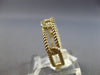 .16CT DIAMOND 14KT YELLOW GOLD 3D ROUND CLASSIC RECTANGULAR LOVE KNOT FUN RING