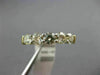 ESTATE 1.0CT DIAMOND 14KT YELLOW GOLD ROUND 5 STONE SHARE PRONG ANNIVERSARY RING