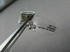 ESTATE 1.84CT FANCY YELLOW & WHITE DIAMOND 14KT WHITE GOLD SQUARE EARRINGS