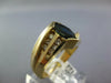 WIDE 1.23CT DIAMOND & AAA SAPPHIRE 14KT YELLOW GOLD 3D MARQUISE ENGAGEMENT RING