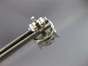 EXTRA LARGE 2.22CT DIAMOND 14KT WHITE GOLD 3D ROUND CLUSTER FLOWER STUD EARRINGS