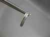 ESTATE .20CT DIAMOND 14KT WHITE GOLD 3D BAGUETTE CHANNEL OVAL HANGING EARRINGS