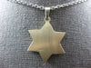 .42CT DIAMOND 14KT YELLOW GOLD 3D DOUBLE PLATED STAR OF DAVID FLOATING PENDANT