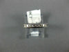 ESTATE .30CT DIAMOND 14K WHITE GOLD ROUND CHANNEL WEDDING ANNIVERSARY RING 18732