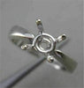ESTATE PLATINUM RING PRINCESS ROUND DIAMOND ENGAGEMENT MOUNT SETTING 7MM #21507