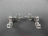 ESTATE 1.03CTW DIAMOND & AAA TANZANITE 14KT WHITE GOLD FLOATING JOURNEY EARRINGS