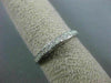 ESTATE .21CT DIAMOND 14KT WHITE GOLD 3D SEMI ETERNITY WEDDING ANNIVERSARY RING