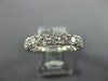.93CT DIAMOND 18KT WHITE GOLD 3D ROUND MULTI HEART 3/4 ETERNITY ANNIVERSARY RING