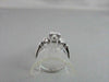 ESTATE 0.46CTW 18KT WHITE GOLD PAST PRESENT FUTURE DIAMOND RING ONE OF A KIND !!