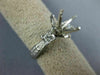 ESTATE .35CT DIAMOND 14KT WHITE GOLD FILIGREE SEMI MOUNT ENGAGEMENT RING #22421