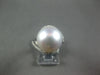 LARGE .32CT DIAMOND & AAA SOUTH SEA PEARL 18KT WHITE GOLD CRISS CROSS LOVE RING