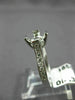 ESTATE .30CT DIAMOND 14KT WHITE GOLD 3D ROUND SEMI MOUNT ENGAGEMENT RING 19868