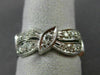 ANTIQUE 1.10CT OLD MINE DIAMOND PLATINUM ETERNITY WEDDING ANNIVERSARY RING #9425