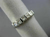 ESTATE .65CT DIAMOND 14KT WHITE GOLD 3D 5 STONE WEDDING ANNIVERSARY RING #1210