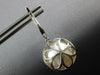 .67CT DIAMOND & SOUTH SEA PEARL 18KT WHITE GOLD HALO LEVERBACK HANGING EARRINGS