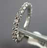 1.22CT DIAMOND 14KT WHITE GOLD 3D SHARED PRONG ETERNITY WEDDING ANNIVERSARY RING