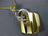 ESTATE LARGE .30CT DIAMOND 18KT WHITE & YELLOW GOLD 3D MULTI SHAPE FUN PENDANT