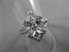 ESTATE LARGE 1.34CT MULTI SHAPE DIAMOND 14KT WHITE GOLD INFINITY FUN RING #18185