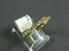 ESTATE .65CT DIAMOND 14KT YELLOW GOLD ROUND CHANNEL ANNIVERSARY RING 3mm 14574