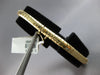 WIDE 4.24CT DIAMOND 14KT 2 TONE GOLD MULTI ROW SEMI ETERNITY FLEXIBLE BRACELET