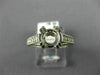 .84CT DIAMOND 14KT WHITE GOLD ROUND FISHTAIL SEMI MOUNT ENGAGEMENT RING #14248