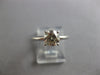 .90CT CHOCOLATE FANCY DIAMOND 14KT WHITE GOLD 3D ROUND SOLITAIRE ENGAGEMENT RING