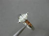 ESTATE MARQUISE DIAMOND 14KT WHITE GOLD SOLITAIRE ENGAGEMENT RING F VS #20206