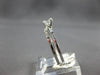 .65CT DIAMOND 14KT WHITE GOLD 3D ROUND & BAGUETTE ENGAGEMENT WEDDING RING SET