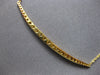 ESTATE LARGE .47CT DIAMOND 18KT YELLOW GOLD GRADUATING CLASSIC BAR LOVE NECKLACE