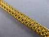 WIDE 17.75CT FANCY YELLOW DIAMOND 18KT YELLOW GOLD 3D DOUBLE ROW TENNIS BRACELET