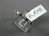 .34CT DIAMOND & AAA SAPPHIRE 14K WHITE GOLD FILIGREE MILGRAIN ANNIVERSARY RING