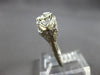 ANTIQUE ART DECO .26CT OLD MINE DIAMOND 14KT WHITE GOLD ANNIVERSARY RING #27890